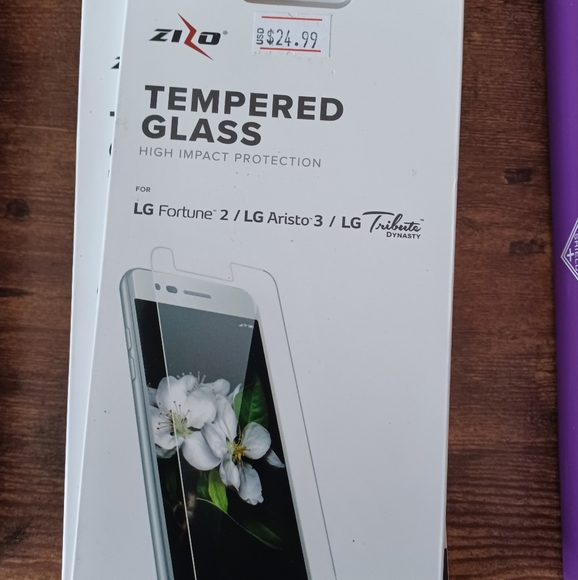 LG Fortune 2/LG Aristo 3/LG Tribute Dynasty tempered glass screen protec… - Picture 1 of 1
